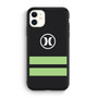 Hurley Soft Green Strip iPhone 11 Case