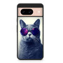 Hipster Cat With Galaxy Glasses Google Pixel 8 | Pixel 8 Pro Case