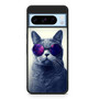 Hipster Cat With Galaxy Glasses Google Pixel 8 Pro Case