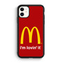 McDonalds im lovin it iPhone 11 Case