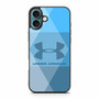 Blue Pattern Under Armour iPhone 16 Plus Case