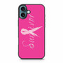 Breast Cancer survivor pink iPhone 16 Plus Case