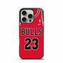 bulls basketball jersey iPhone 16 Pro Case