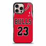 bulls basketball jersey iPhone 16 Pro Max Case