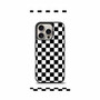 Checkerboard Distortion iPhone 16 Pro Case