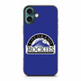 Colorado Rockies iPhone 16 Plus Case