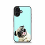Cute Pug 2 iPhone 16 Case