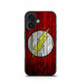 Flash Logo Wood iPhone 16 Case