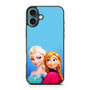 Frozen Princess Elsa & Anna iPhone 16 Plus Case