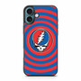 grateful dead skull iPhone 16 Plus Case