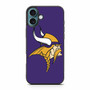 Minnesota Vikings American football 1 iPhone 16 Plus Case