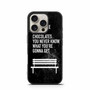 Quotes from Forestgump iPhone 16 Pro Case