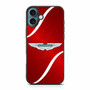 Red Polished Aston Martin iPhone 16 Plus Case
