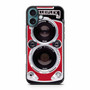 Red Rolleiflex Dual lens iPhone 16 Plus Case