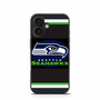 Seattle seahawks logo green strip iPhone 16 Case
