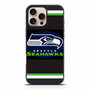 Seattle seahawks logo green strip iPhone 16 Pro Max Case