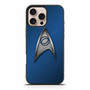 Star Trek Logo Blue Metal iPhone 16 Pro Max Case