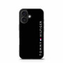 Tommy Hilfiger Black iPhone 16 Case