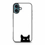 Watching black cat iPhone 16 Plus Case