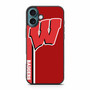Wisconsin Badgers American Football 6 iPhone 16 Plus Case