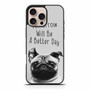 Wise Pug Quote iPhone 16 Pro Max Case