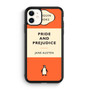 pride and prejudice penguin Book iPhone 11 Case
