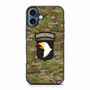 101st Airborne Division in Camo iPhone 16 Plus Case