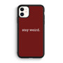 Stay Weird Red Heart iPhone 11 Case