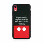 Walt Disney Quotes iPhone XR Case Walt Disney Quotes iPhone XR Case