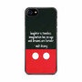 Walt Disney Quotes iPhone SE 2020 Case