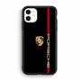 Porsche black car iPhone 12 Case