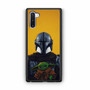 The Mandalorian Boba Fett and Baby Yoda Art Galaxy Note 10 Case