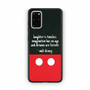 Walt Disney Quotes Samsung Galaxy S20 Plus Case
