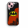 Batman Logo in Upside Down City iPhone 15 Case