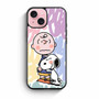 Charlie And Snoopy Hugging iPhone 15 Case
