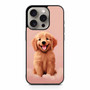 Cute puppy pink iPhone 15 Pro Case