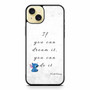 Disney Stitch Quotes iPhone 15 Plus Case
