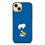 Snoopy in Blue iPhone 15 Plus Case