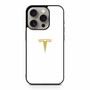 Tesla white iPhone 15 Pro Case