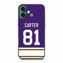 Carter vikings iPhone 16 Plus Case