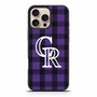 Colorado rockies purple iPhone 16 Pro Max Case