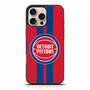 Detroit Pistons 3 iPhone 16 Pro Max Case