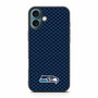 Seattle seahawks pattern iPhone 16 Plus Case