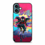 Spiderman Across the Spider Verse Miles Morales in Gravity iPhone 16 Plus Case