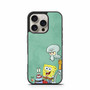 Spongebob Mr Krab Squidward and Plankton iPhone 16 Pro Case