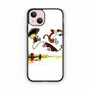 Calvin and Hobbes Playing Together iPhone 13 Case