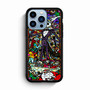 Nightmare before christmas stained glass iPhone 13 Pro Max Case