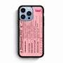 pink disneyland ticket iPhone 13 Pro Max Case