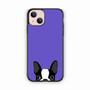 Purple Boston Terrier iPhone 13 Case