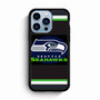 Seattle seahawks logo green strip iPhone 13 Pro Max Case